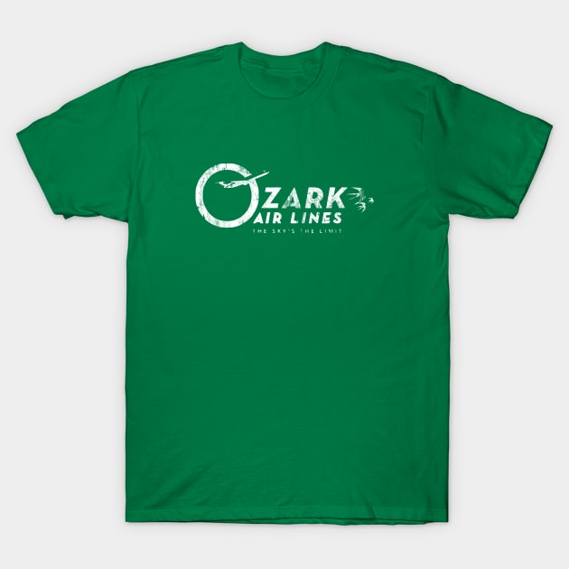 Ozark Airlines - The Sky's The Limit T-Shirt by boscotjones